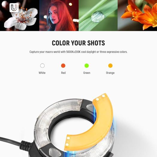 NEEWER RF1-N Macro Flash Ring Light for Nikon Camera