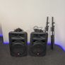JBL EON 15 G2 PA Speakers (Pair)  Powered, Stands Image 2