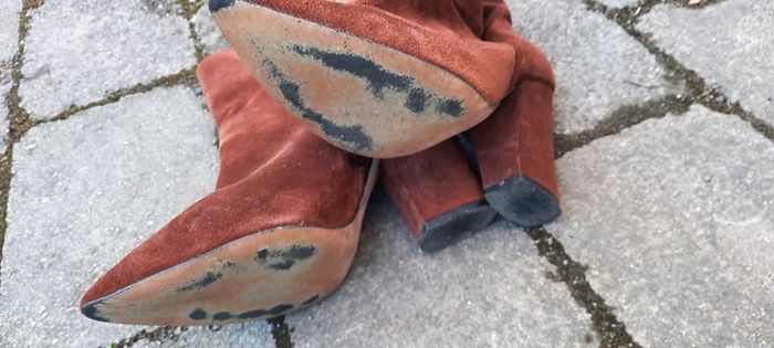 Brown Suede Ankle Boots