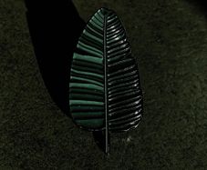 Plant leaf enamel pin