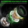 FREE EXPRESS SHIPPING Gaming Headset for PS4 PS5 Switch Xbox One Headset with Noise Cancelling Mic Wired Headset with LED Light for Mac Laptop PC Gaming Headset Soft Memory Earmuffs,Black Green MULTIPLE COLOURS AVAILABLE Image 5