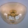Vintage German glass ceiling light c1970 Image 4
