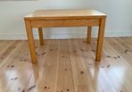 Solid Ash lamp table/coffee table