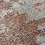 Aged - look Rust coloured rug Image 2