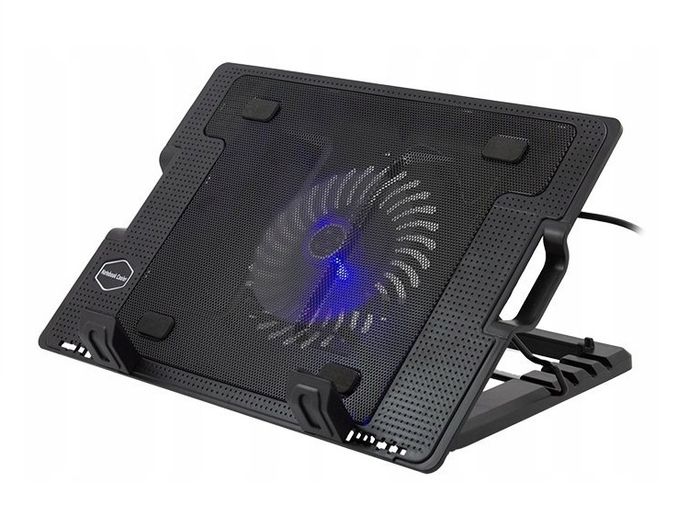 New 12-17 Inch Large Laptop Cooling Cool Pad Fans Cooler Cooling 2 USB LED #886