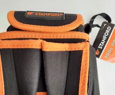 New tool pouch tag attached