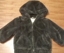 Zara fluffy baby jacket age 2-3