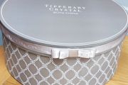 Tipperary Crystal Spots &amp; Stripes Teapot, Sugar &amp; Creamer Set