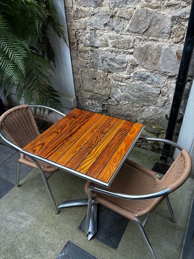 Garden Table & Two Chairs