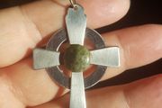 Celtic cross necklace