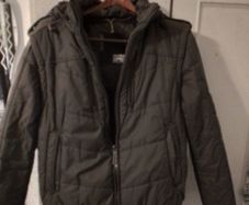 Jacket .. Quilted from Jack and Jones .. Colour: Black  .. Size: Medium .. Price Drop