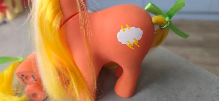 Mammy and Son Custom Lighting Mountain Boy Ponies using MLP G1 Base My Little Pony
