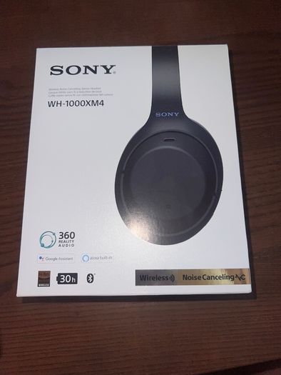 Sony WH-1000XM4 Noise Cancelling Headphones - Boxed - Excellent Condition