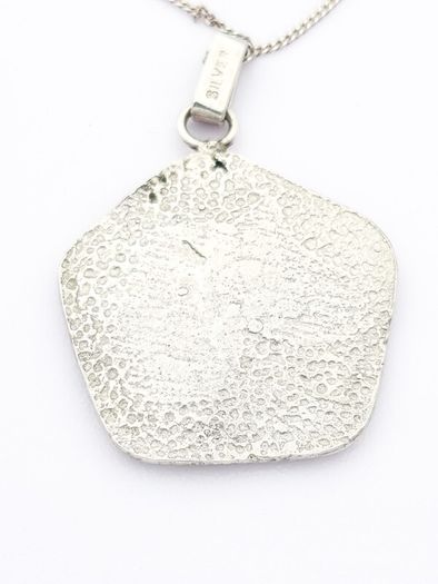 Inner Compas Protection Talisman Sterling Silver Necklace