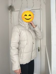 White winter jacket for women