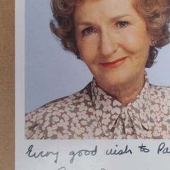 Eileen Derbyshire signed photo - Coronation Street Emily Bishop