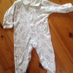 3-6 Month Babygrow with Rocking Horses