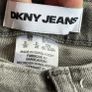 Ladies Grey Black High Rise Slim Straight Jeans Image 2