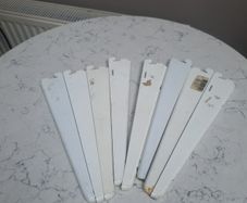 Set of 8 Sparring White Brackets 27cms for Shelf System