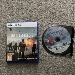 ps5 Two Games Bundle: 1) Battlefield 6 2) God Of War Gagnarok