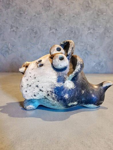 1973 pottery dog