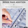 Zipper Faux Leather Case 360 Large Capacity Coin Collection Book Size Grid Mixed Coin Stamp Collection Book Badge Sticker High-end Protective Cover Hot Stamping Storage Book Image 3