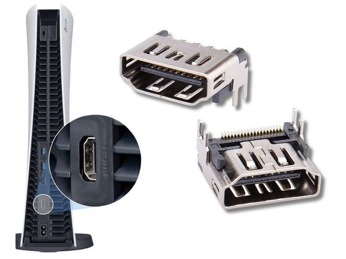 10x Original HDMI Port for PlayStation 5 Wholesale Bulk Pack High-Quality Replacement