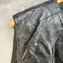 Elazar Leather Utility Vest Black Multi Pocket Outdoor Workwear - Lined - XL Image 9