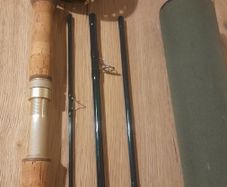 Vision GT4 double handed fly rod 13 foot 8 -9 weight with vision koma reel and cortland line