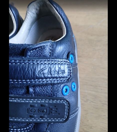 Navy Clarks Boys Shoes