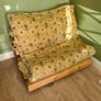 Wooden double futon with mattress Image 3