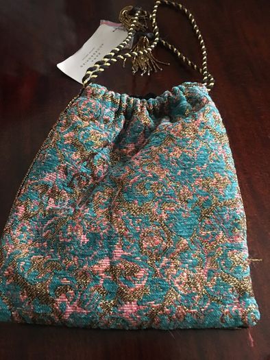 Zara embroidered bag. New.