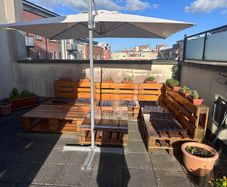 garden parasol with cover