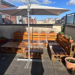 garden parasol with cover