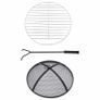Mosaic Fire Pit Table Terracotta and White 68 cm Ceramic Image 2
