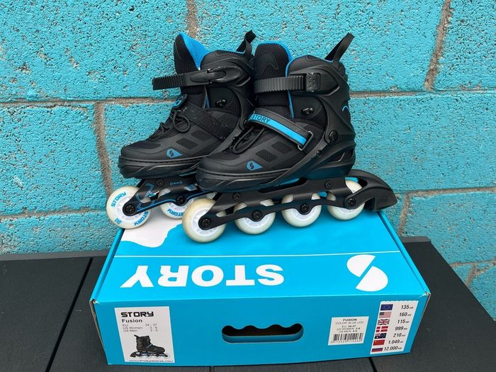 Story Fusion Adjustable Inline Skates with Leds