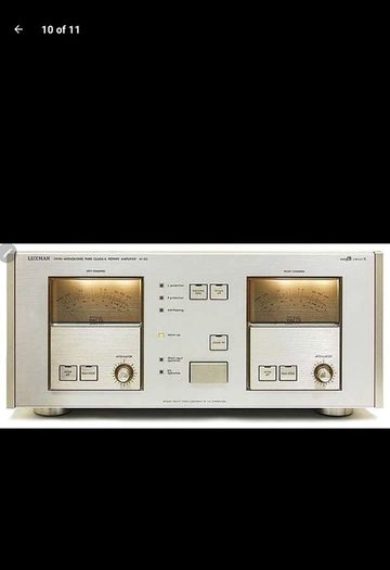 Mega Rare Legendary Beast LUXMAN M05 DUAL MONO CLASS-A 400W @8 OHMS Bridged over 40KG Champagne edition Recapped and Professionally serviced and Cleaned with new components Bargain