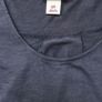 top Bnwt top size 10-12 denim shade with contrast lace/dipped hem Image 2