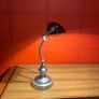 Vintage Chrome Bankers Light Image 2