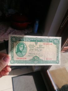 1958 Ireland One Pound Banknote