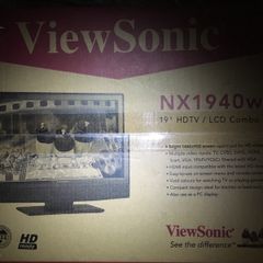 Viewsonic 19" Hd Ready Tv Like New