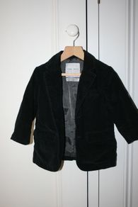 Black Moleskin Blazer Age 2 - 3 Years