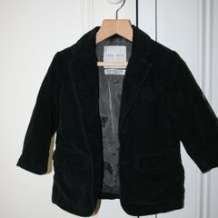 Black Moleskin Blazer Age 2 - 3 Years