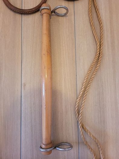 antique unique,  gymnastic trapeze set