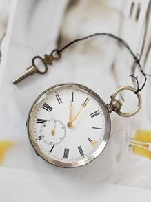 Early 1800s Antique Silver Swiss Made Pocket Watch Key watch