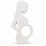 Pregnancy Silhouette Ultrasound Frame - 3D - Personalized Image 3
