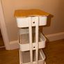 Raskog small Ikea trolley with bamboo lid Image 6
