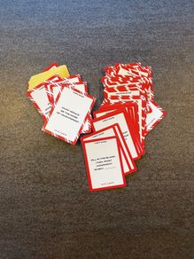Let's date card game
