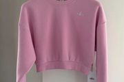 Alo Accolade crew neck in candy heart pink