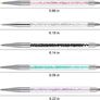 Function Nail Brush for Dotting Drawing Nail Art Brushes Painting Tools Liner Design Nail Art with Glitter Handle (5) Image 2